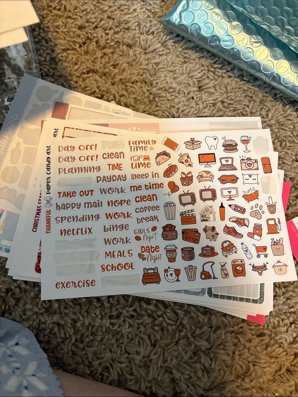 Assorted Planner Sticker Sheets - Multicolor - Picture 16 of 16
